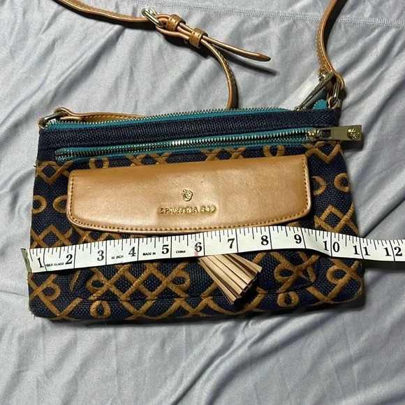 Spartina 449 Mareena‎ Ava Phone Crossbody Bag Travel Cruise Practical Nautical - Picture 3 of 16